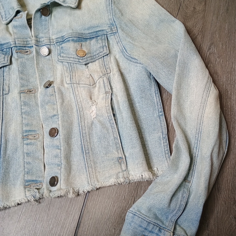 JBD Cropped Denim Jacket - Picture 3 of 6